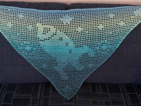 Motivtuch für Kinder "Rakete"