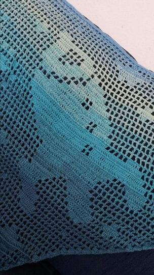 Motivtuch für Kinder "Rakete"