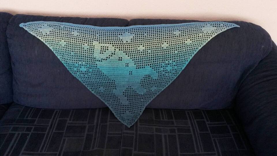 Motivtuch für Kinder "Rakete"