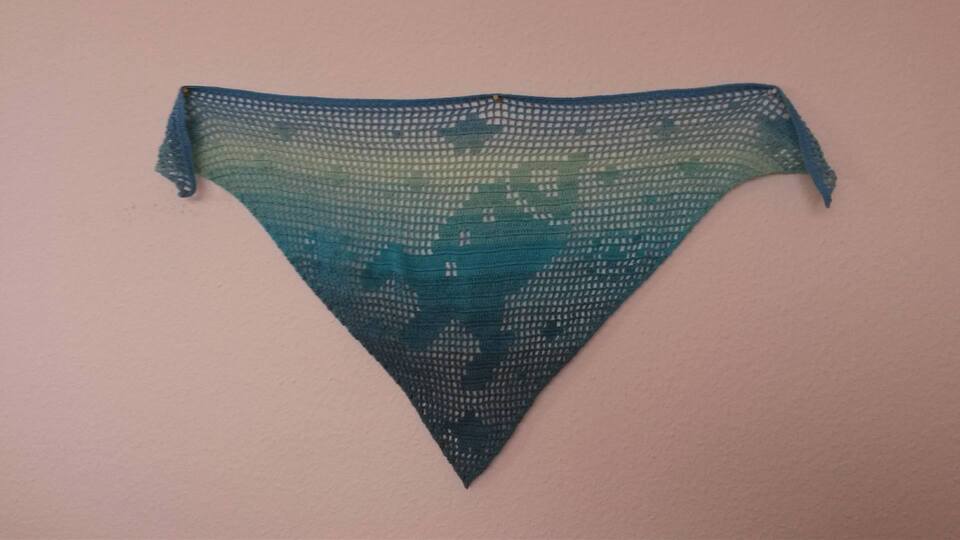 Motivtuch für Kinder "Rakete"