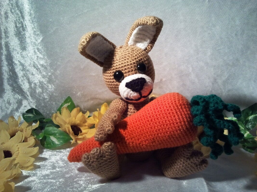 PDF Häkelanleitung - Amigurumi " Häschen Oskar"