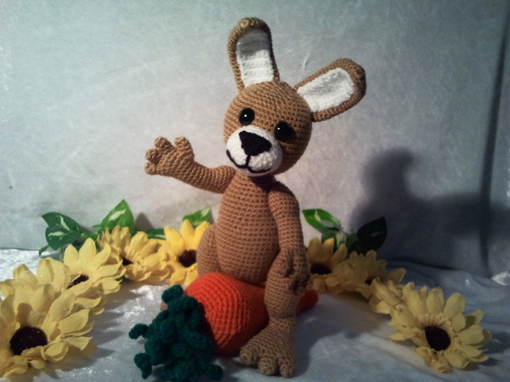 PDF Häkelanleitung - Amigurumi " Häschen Oskar"