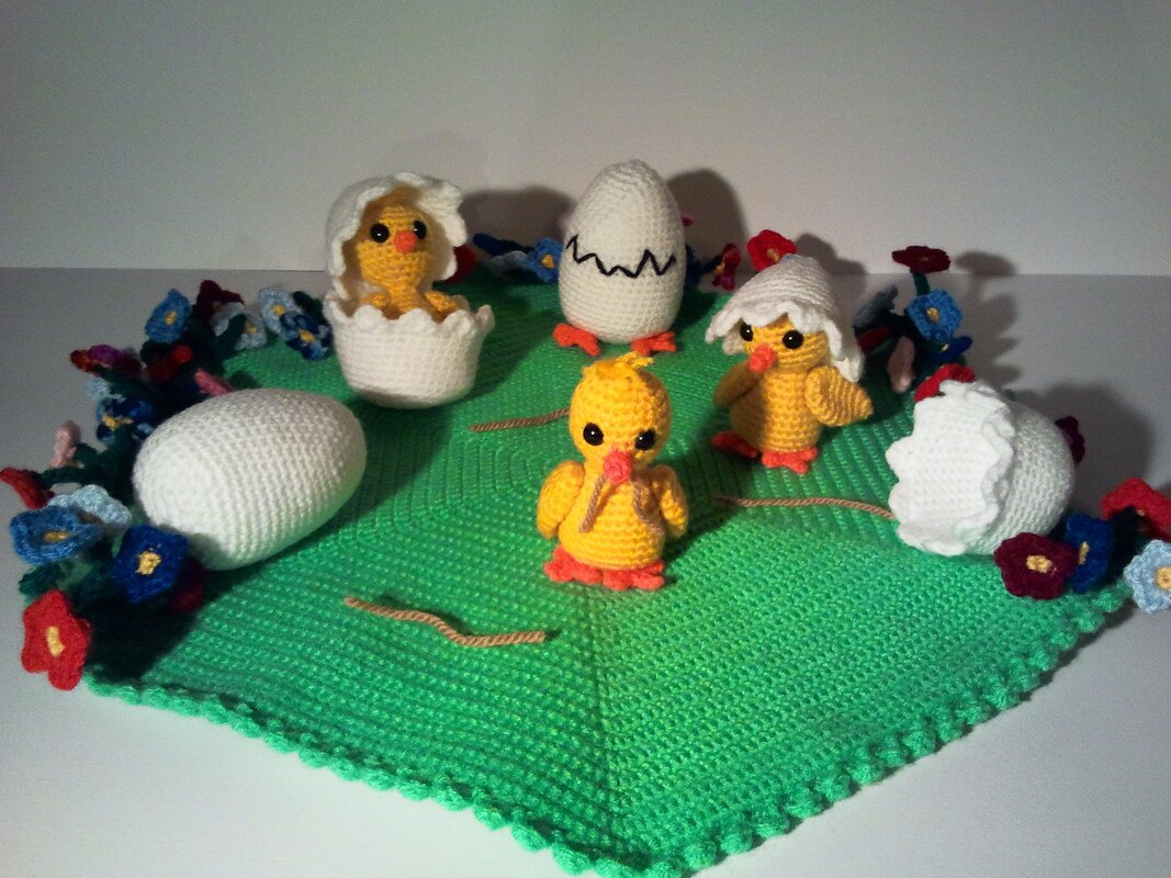 PDF Häkelanleitung - Amigurumi - Oster Küken