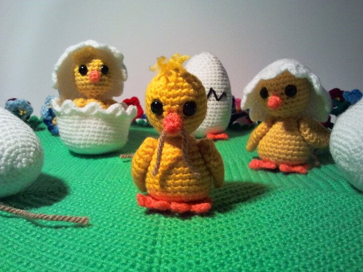 PDF Häkelanleitung - Amigurumi - Oster Küken