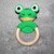 Frosch Rasselring Häkelanleitung