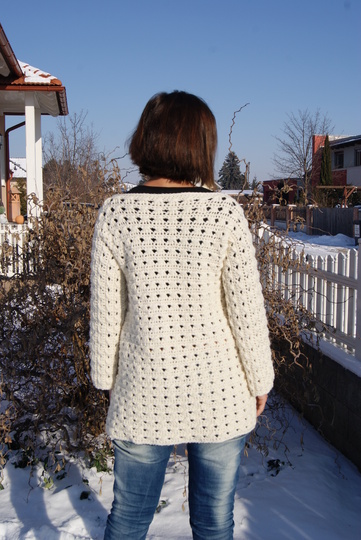 Häkelanleitung Long-Pulli in Oversize-Optik (S - XL) und Mütze Cross