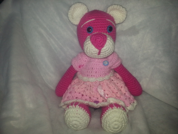 Teddy mit Kleid