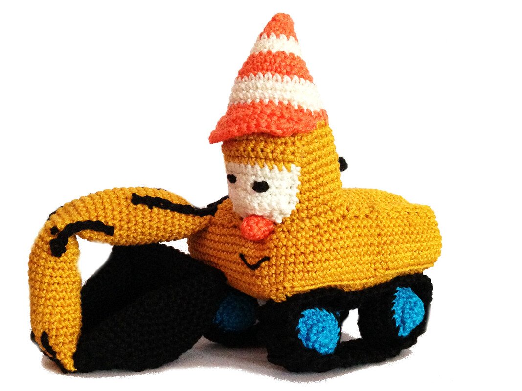 Häkelanleitung Bernd Bagger