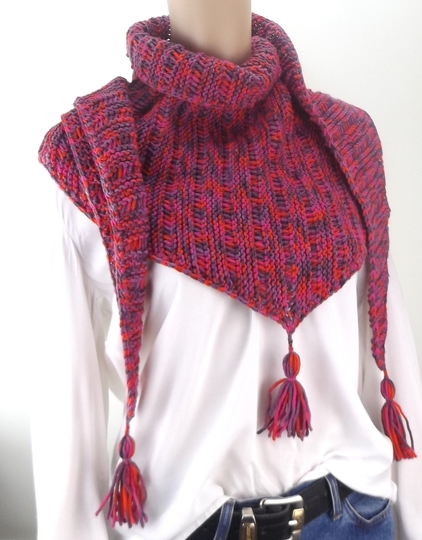 Strickanleitung Dreieckstuch "1001 Nacht"