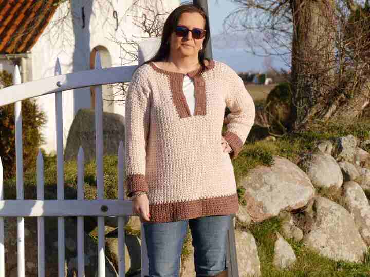 Häkelanleitung Damenpulli unisize Luxury Design No.80