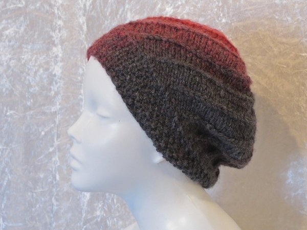 Knitting pattern set, bundle poncho Siria and hat Beria