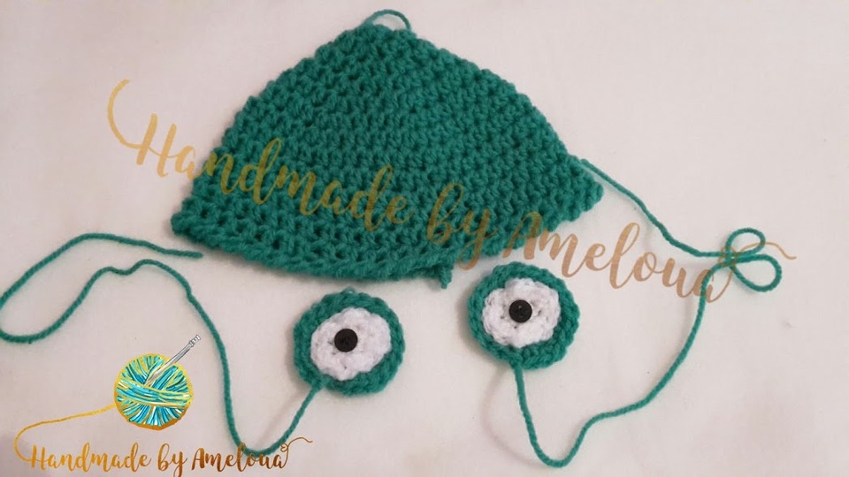 Kostenlose Baby / Kinder / Neugeborenen Frosch Mütze