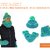 Mod. 004 - Häkelanleitung - Winterset mit Zopfmuster