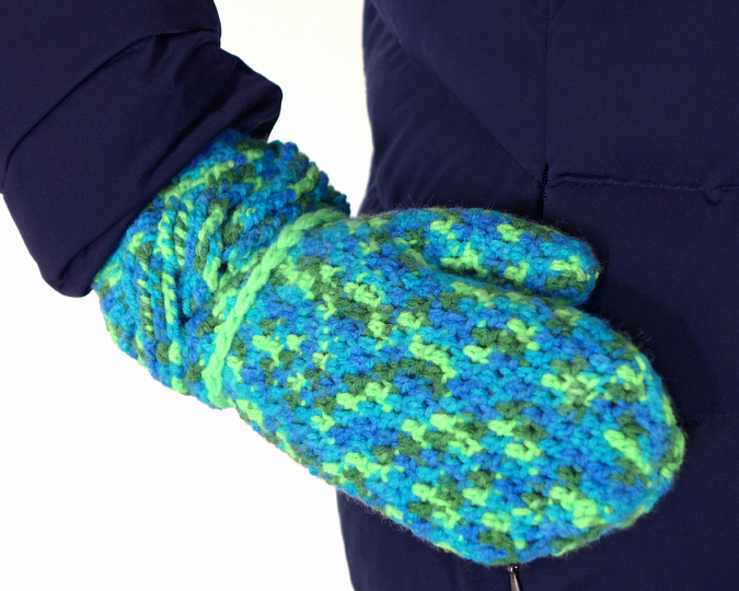 Mod. 004 - Häkelanleitung - Winterset mit Zopfmuster