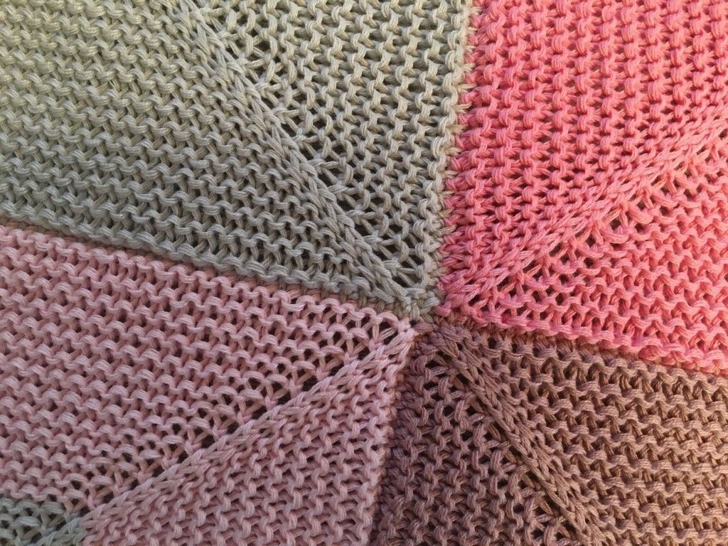 Strick-Anleitung Kissen 40 x 40 cm, super auch für Wollreste - Bild 2