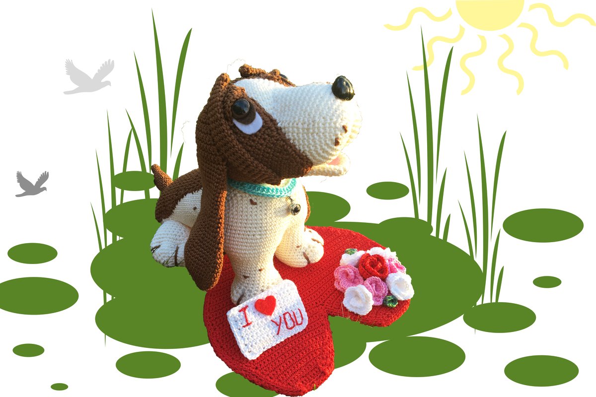 Bruno - Valentine´s day dog Pattern - Image 3