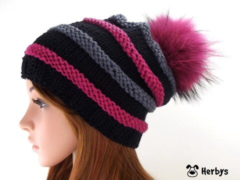 Strickanleitung Beanie "Wurm"