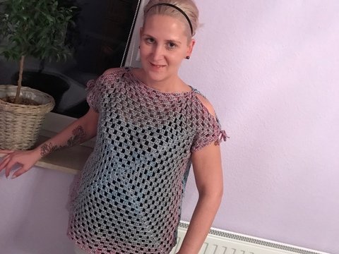 Häkelanleitung Shirt "Granny" - einfach, schnell, jede Größe 