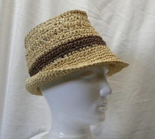 Hut "Summerfeeling" aus Bast häkeln - Bild 2