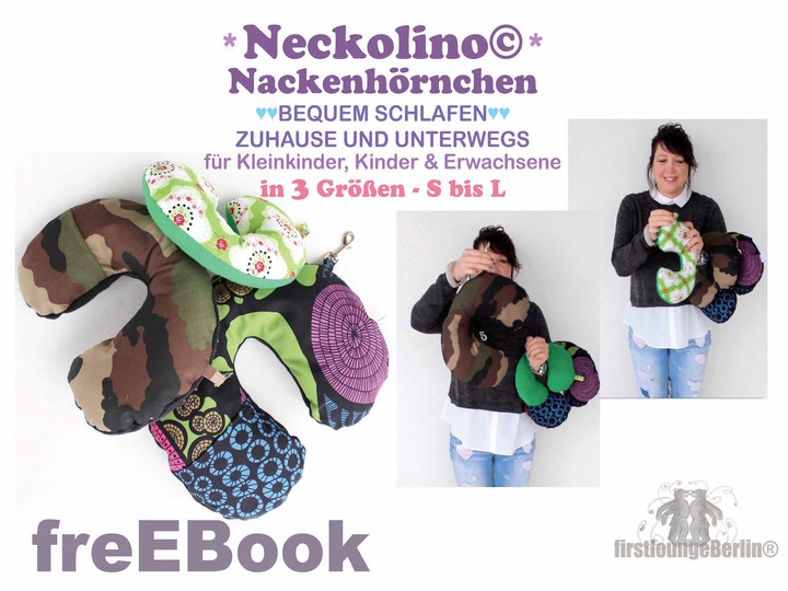 Neckolino Nackenhörchen freE-Book in 3 Größen S-L mit VIDEO-Anleitung