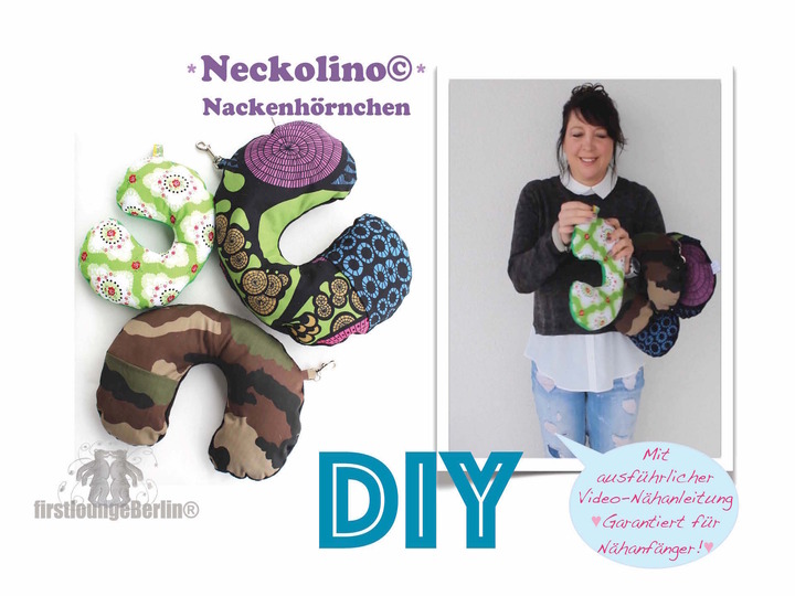 Neckolino Nackenhörchen freE-Book in 3 Größen S-L mit VIDEO-Anleitung