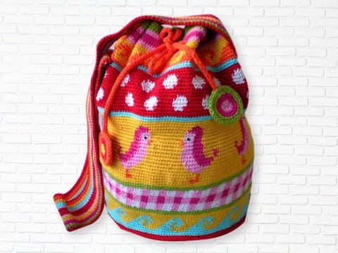 Mochilla Häkelbeutel