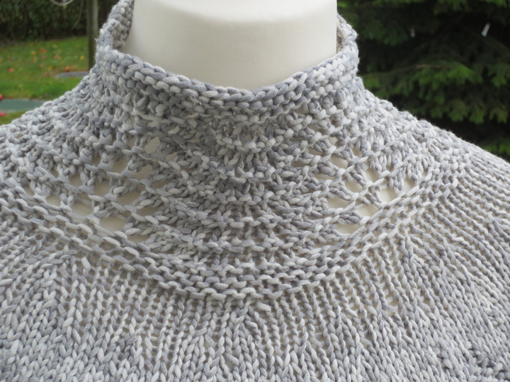 Strickanleitung Schulterwärmer Diamond