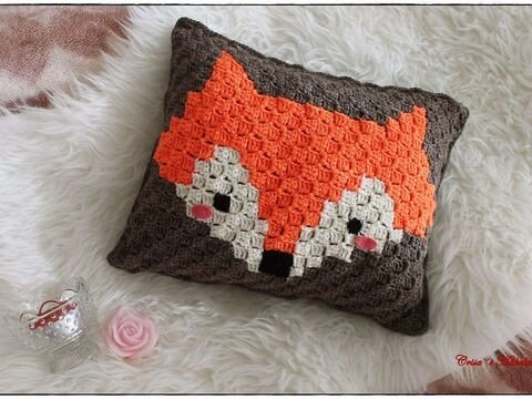 Kuschelkissen ++ Foxy ++ c2c Technik