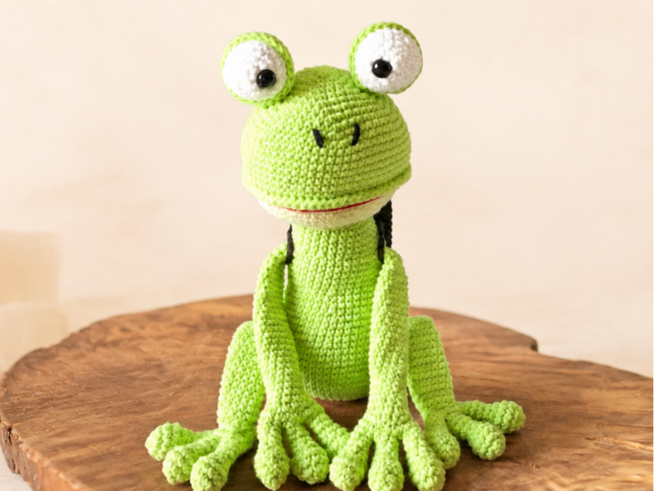 Crochet pattern Frog Lollo amigurumi