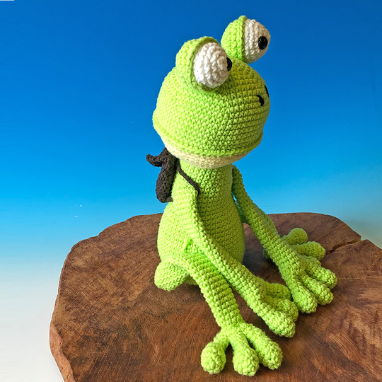 Crochet pattern Frog Lollo amigurumi