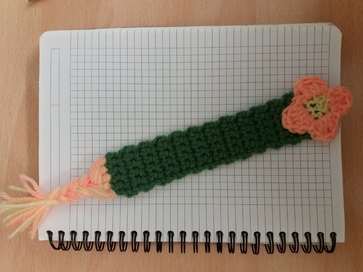 Lesezeichen "Frühling" Häkelanleitung