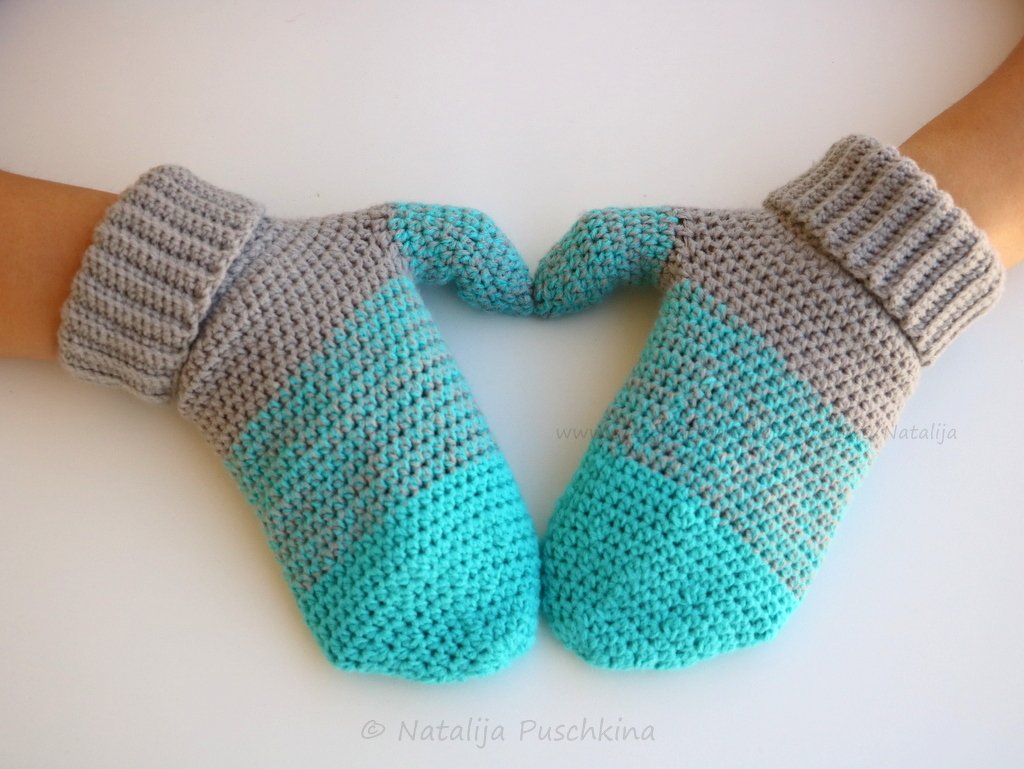 Handschuhe oder Armstulpen für Erwachsene - Häkelanleitung 2 in 1 - Bild 2