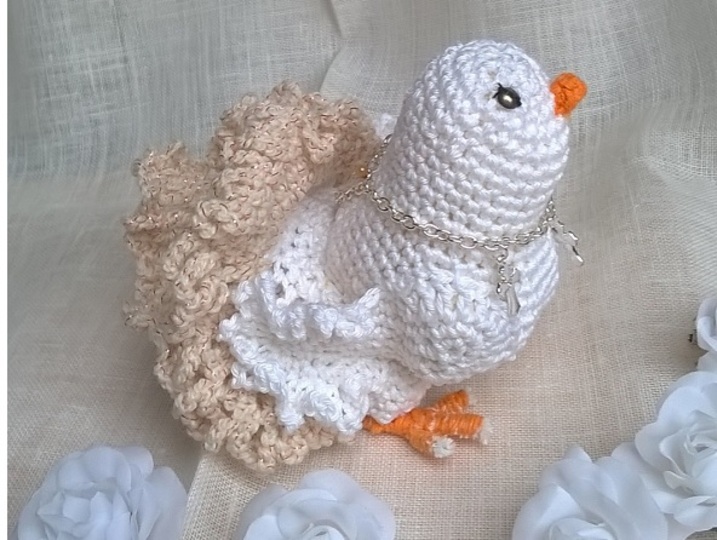 Tauben als Tauf- Hochzeitsgeschenk, 