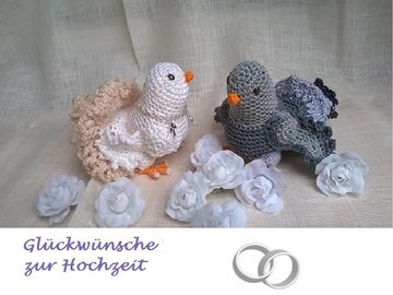 Tauben als Tauf- Hochzeitsgeschenk,