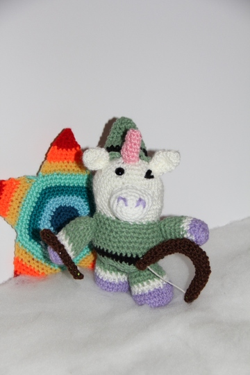 Häkelanleitung - Sternzeichen Einhorn Schütze