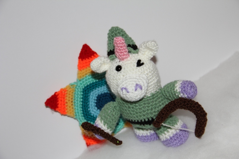 Häkelanleitung - Sternzeichen Einhorn Schütze