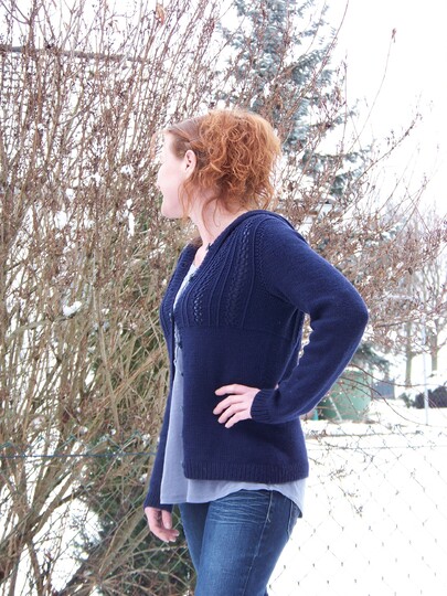 Strickanleitung Jacke "Night in Sydney"