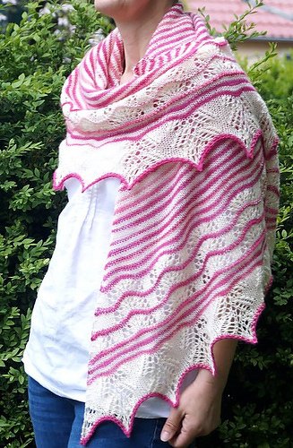 Strickanleitung Tuch "Hopeless Romantic"