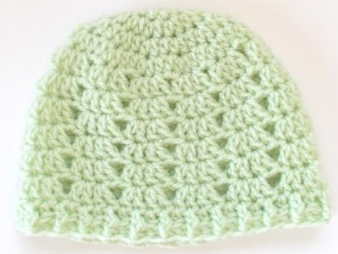 Häkelanleitung Babymütze "Chris" für Kopfumfang 34