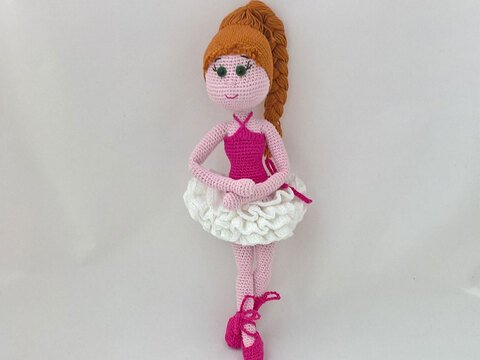 Ballettschuhe und Tütü für Anziehpuppe Lorelei