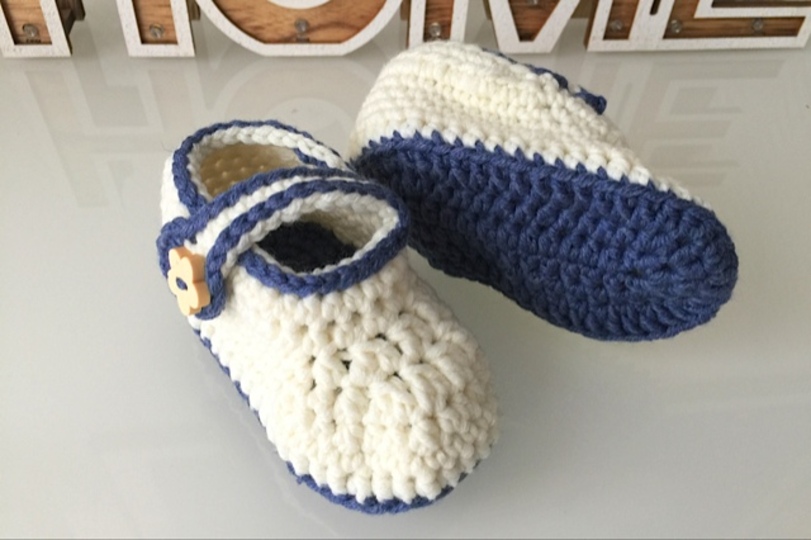 Häkelanleitung Baby Schuhe (0-12 Monate)