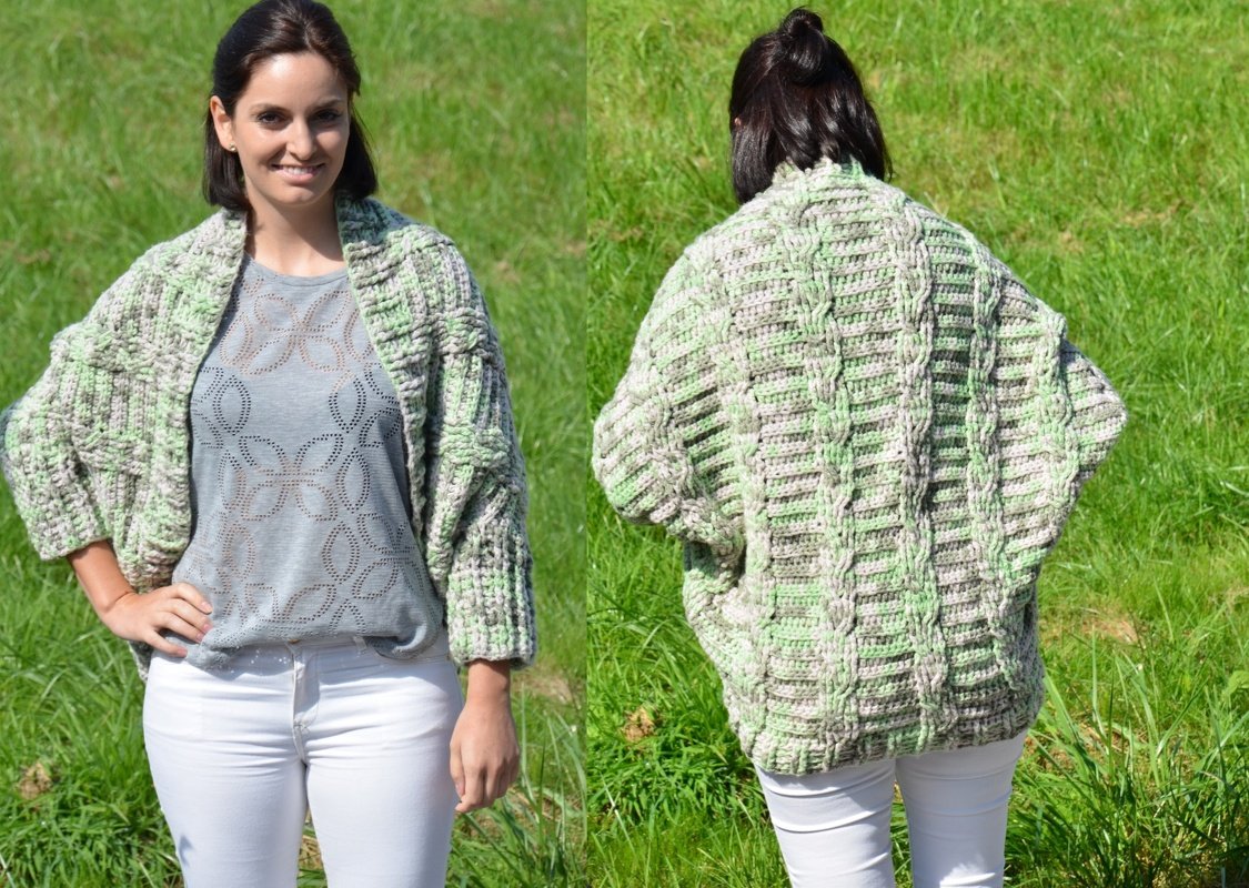 Seelenwärmer Alpina aus Woolly Hugs Sheep gehäkelt