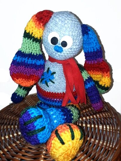 E-Book * LieblingS HARvEY * Amigurumi, HASE, pdf-Datei, Häkelanleitung HASE, Amigurumihase, Regenbogenhase,