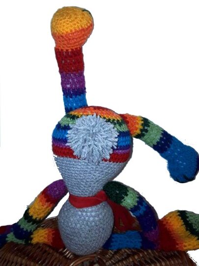 E-Book * LieblingS HARvEY * Amigurumi, HASE, pdf-Datei, Häkelanleitung HASE, Amigurumihase, Regenbogenhase,