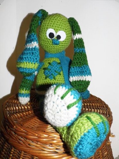 E-Book * LieblingS HARvEY * Amigurumi, HASE, pdf-Datei, Häkelanleitung HASE, Amigurumihase, Regenbogenhase,