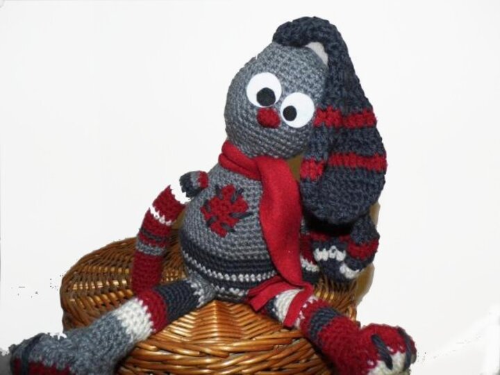 E-Book * LieblingS HARvEY * Amigurumi, HASE, pdf-Datei, Häkelanleitung HASE, Amigurumihase, Regenbogenhase,