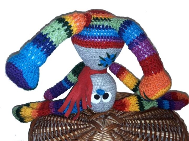 E-Book * LieblingS HARvEY * Amigurumi, HASE, pdf-Datei, Häkelanleitung HASE, Amigurumihase, Regenbogenhase,