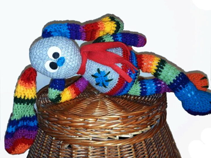 E-Book * LieblingS HARvEY * Amigurumi, HASE, pdf-Datei, Häkelanleitung HASE, Amigurumihase, Regenbogenhase,