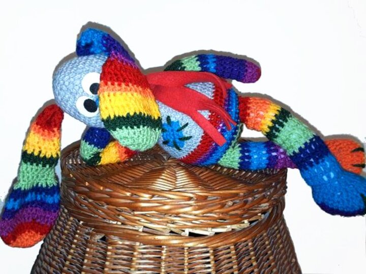 E-Book * LieblingS HARvEY * Amigurumi, HASE, pdf-Datei, Häkelanleitung HASE, Amigurumihase, Regenbogenhase,
