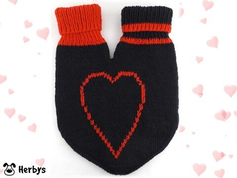 Strickanleitung Pärchenhandschuhe "Love"